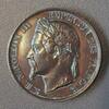 France MEDAILLE - SOCIETE D'HORTICULTURE DE SOISSONS - NAPOLEON III -