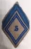 GALON DE CAPORAL BLEU - 3EME REGIMENT DE MATERIEL -