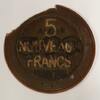 Algérie ALGER - JETON DE CASINO - 5 NOUVEAUX FRANCS -