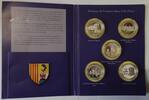 France Coffret 5 médailles argent 0.999 - Richesses de Provence-Alpes-Côte d'Azure -