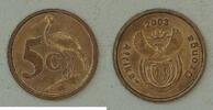 Afrique du sud 5 Cent Afrique du sud - 5 Cent 2003 -