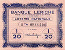 France FRANCE - LOTERIE NATIONALE - BANQUE LERICHE - 1936 -