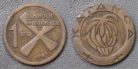 Congo 1 Franc CONGO - REPUBLIQUE DEMOCRATIQUE - KATANGA - KM 1 - 1 FRANC 1961 -