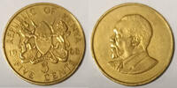 Kenya 5 Cents KENYA - KM 1 - 5 CENTS 1968 - Jomo Kenyatta sans légende -