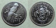 Seychelles 25 Cent Seychelles - 25 Cent 1997 - Perroquet noir -