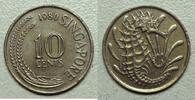 Singapour 10 Cents Singapour - 10 Cents 1980 - Hippocampe -