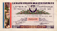 France 1935 REPUBLIQUE FRANCAISE - LOTERIE NATIONALE - 100 Frs - 5EME TR... 3,50 EUR  + 3,20 EUR frais d'envoi