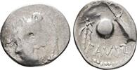 CELTIC WORLD  Middle Danube, ERAVISCI. Imitating Roman Republican denarius, late 1st cent. BC TTB