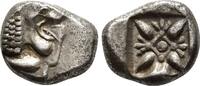 GREEK WORLD Diobol IONIA. Milet, late 6th–early 5th century BC. -