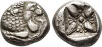 GREEK WORLD Diobol IONIA. Milet, late 6th–early 5th century BC. -
