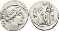 ROMAN REPUBLIC Denarius Man. Acilius Glabrio, 49 BC. Rome mint. -