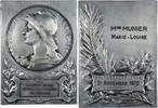 France Médaille Médaille - Roty - Association de Sténographie Unitaire - Argent - 1970 -