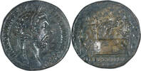 Sesterce Rome Antique - Marc-Aurèle - Sesterce - Rome - Liberalitas -