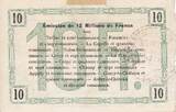 France 08/05/1916 10 Francs Fourmies Commune - 1916 TTB