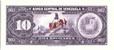 Venezuela  10 Bolivares, Simon Bolivar - Antonio Jose de Sucre - 1972 - Muestra NEUF