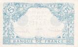 France 1915 5 Francs - Bleu - 29-12-1915 - Série Z.9549 SUP