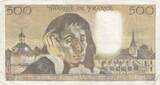 France 1977 500 francs - Pascal - 03-11-1977 - Série S.79 TTB