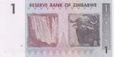 Zimbabwe 01/08/2008 1 Dollar Buffle - Cascade - 2008 NEUF