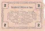 France 1916 2 Francs - Fourmies - Bon Régional - 08-05-1916 - Série 2 TTB
