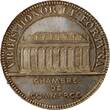 France 1 jeton 1860-1879 Chambre de Commerce de Nantes - Jeton Argent Poinçon Abeille (1860 /1879) SUP