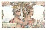 France 1951 5000 Francs Terre et Mer - 05-04-1951 - Série L.58 - F.48.04 TTB