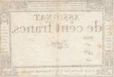 France  100 francs - 18 Nivose An III - 1794 - Sign. De Caen - Série 467 TTB