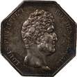 France 1 jeton 1832-1841 Notaires, Louis Philippe - Jeton Argent Cie Des Notaires de Paris TB+/TTB