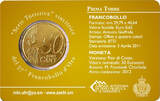 Saint-Marin  Prima Torre - 50 centimes 2012 Coincard + Timbre BU