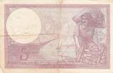 France 1939 5 Francs - Violet - 05-10-1939 - Série Q.63719 TTB