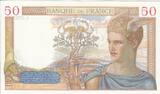 France 1938 50 Francs - Cérès - 03-11-1938 - Série N.8965 SUP+