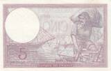 France 1939 5 Francs - Violet - 02-11-1939 - Série G.65864 SUP+