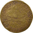 France 1 jeton Chambre des Comptes du Roi, Henri III - Jeton Laiton - 1584 TB+/TTB