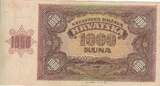 Croatie 1941 1000 Kuna - Jeune fille - Montagnes - 26-05-1941 - Série R TTB