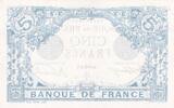France 1916 5 Francs - Bleu - 10-10-1916 - Série S.14321 SUP
