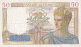 France 1939 50 Francs - Cérès - 21-12-1939 - Série C.11805 TTB