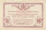 France 1915 50 Centimes - Chambre de Commerce - Deux-Sèvres - 30-09-1915 - Série 288 TTB