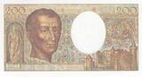 France  200 Francs - Montesquieu - 1991 - Série A.087 - Petit Numéro P.NEUF