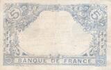 France 1916 5 Francs - Bleu - 03-11-1916 - Série Z.14724 TTB