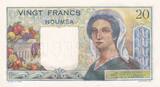 Nle Calédonie  20 Francs Jeune Berger - ND (1954) - Spécimen NEUF