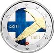 2 Euro 2011, 200 ans Banque de Finlande NEUF