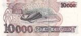 Brésil  10000 Cruzeiros, Vital Brazil - Serpents - 1993 Série A NEUF