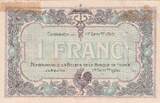 France 1915 1 Franc - Chambres de Commerce Mâcon et Bourg - 01-09-1915 TTB