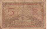 Madagascar  5 Francs Déesse Junon - 1937 - Sign. Chaudun - Série L.1952 PTB
