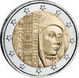 Saint-Marin  2 Euros Commémo. 2017 - Giotto di Bondone BU