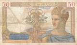 France 1935 50 Francs Cérès - 17-01-1935 Série X.304 TB+