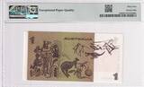 Australie  1 Dollar Elizabeth II - ND (1983) - Spécimen - PMG64 - Série DNK P.NEUF