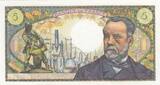 France 1966 5 Francs - Pasteur - 01-09-1966 - Série O.31 NEUF