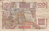 France 1946 100 Francs - Paysan - 03-10-1946 - Série Q.102 TB