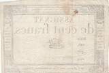 France  100 francs - 18 Nivose An III - 1794 - Sign. Boitet - Série 1883 TTB