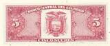 Equateur 1988 5 Sucres - Antonio José de Sucre - Condor - 22-11-1988 - Série IC NEUF